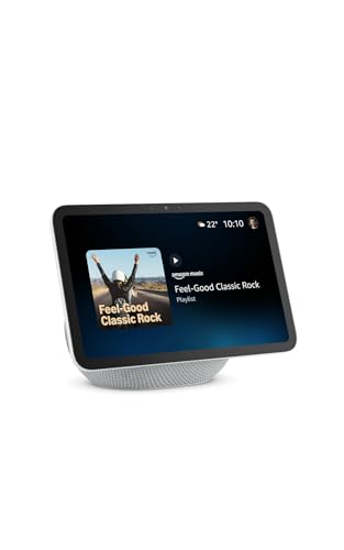 Amazon Echo Show 8 (neueste Generation), brillantes 8,7-Zoll-Display in HD-Auflösung mit