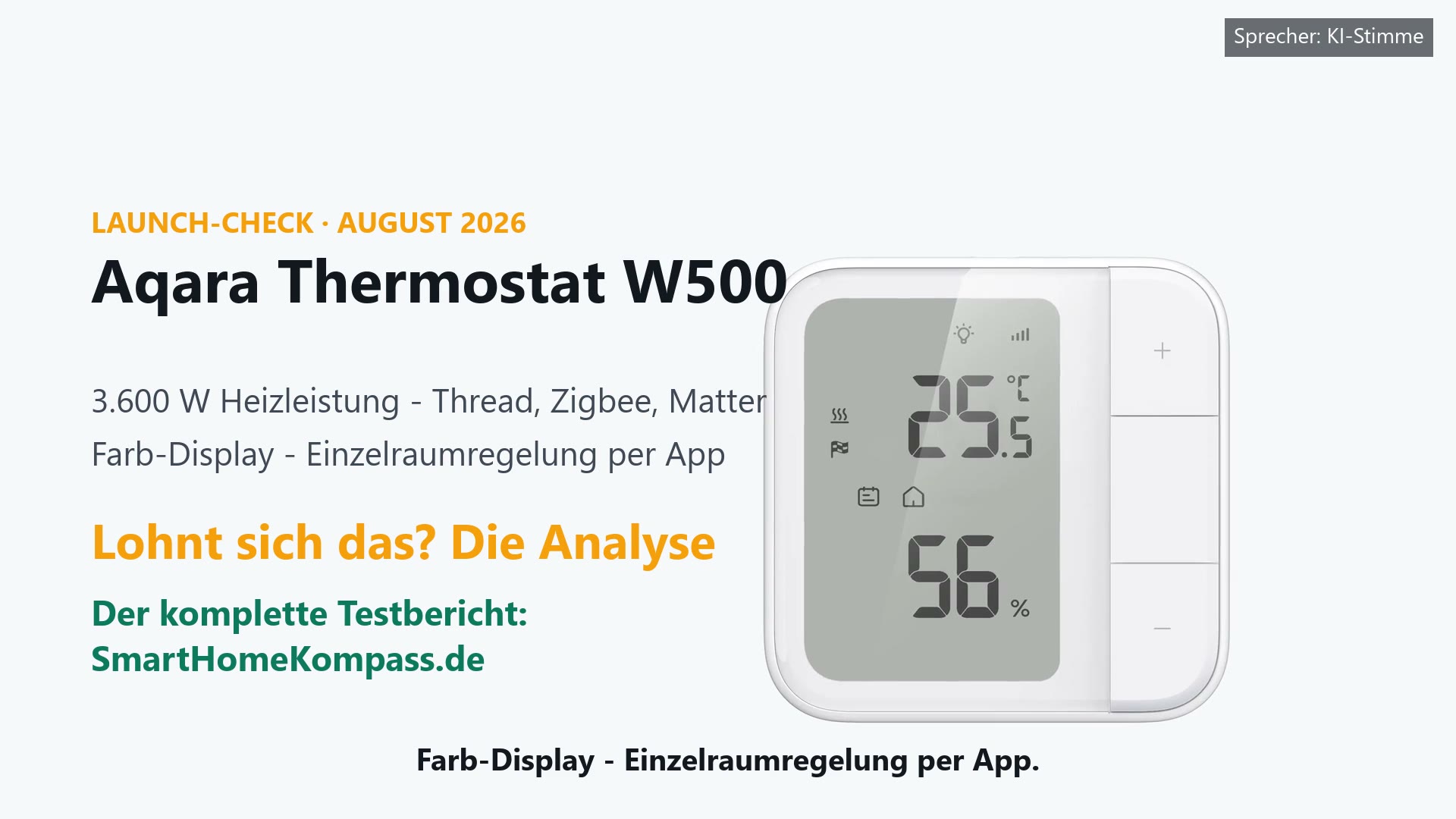 Aqara Floor Heating Thermostat W500