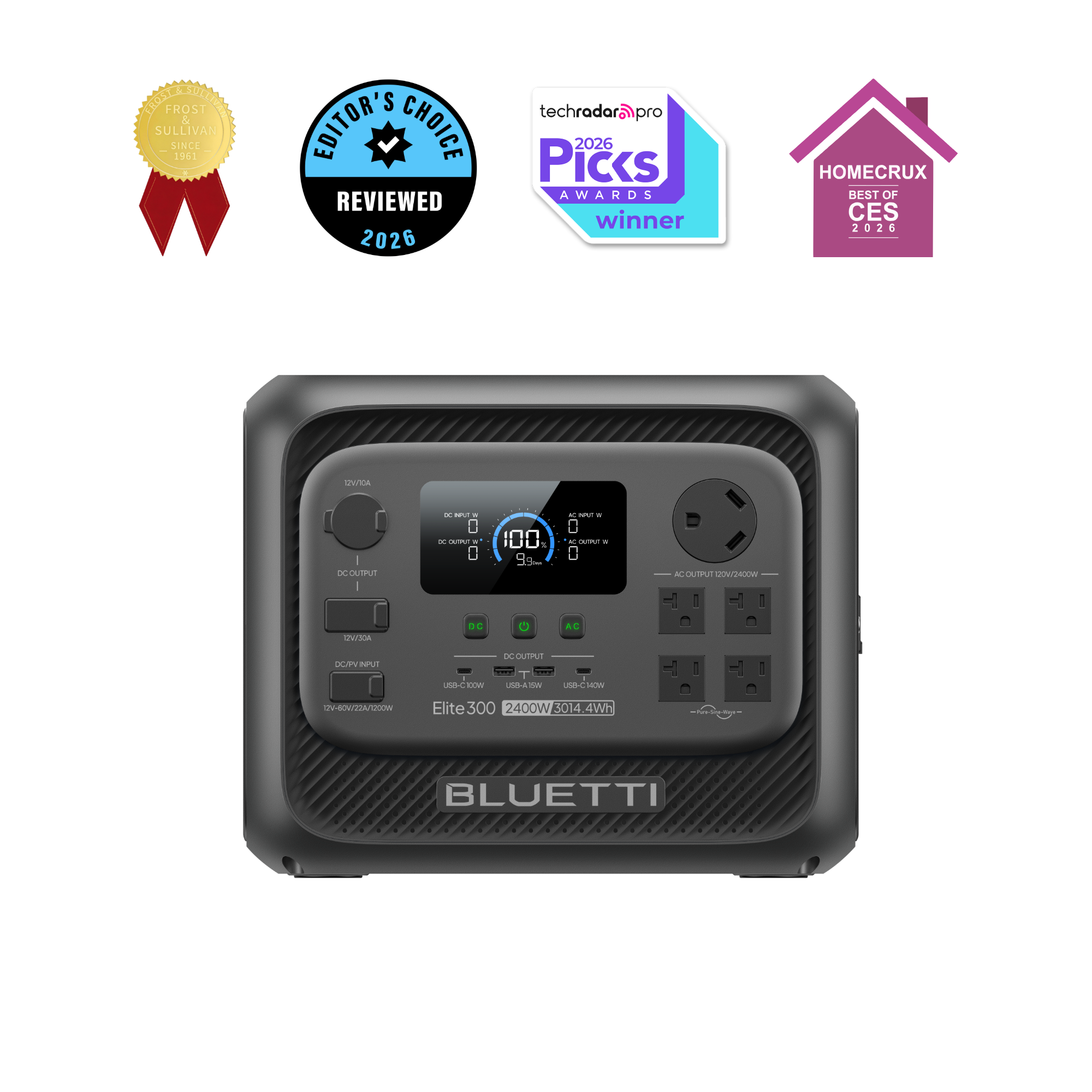 Bluetti Elite 300 tragbare Powerstation mit 3.014 Wh