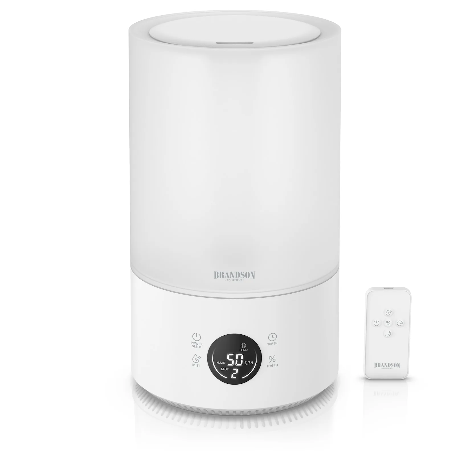 Brandson Luftbefeuchter digital mit Display, 3 Nebelstufen, Timer, 4,2 L Wassertank, 4.2