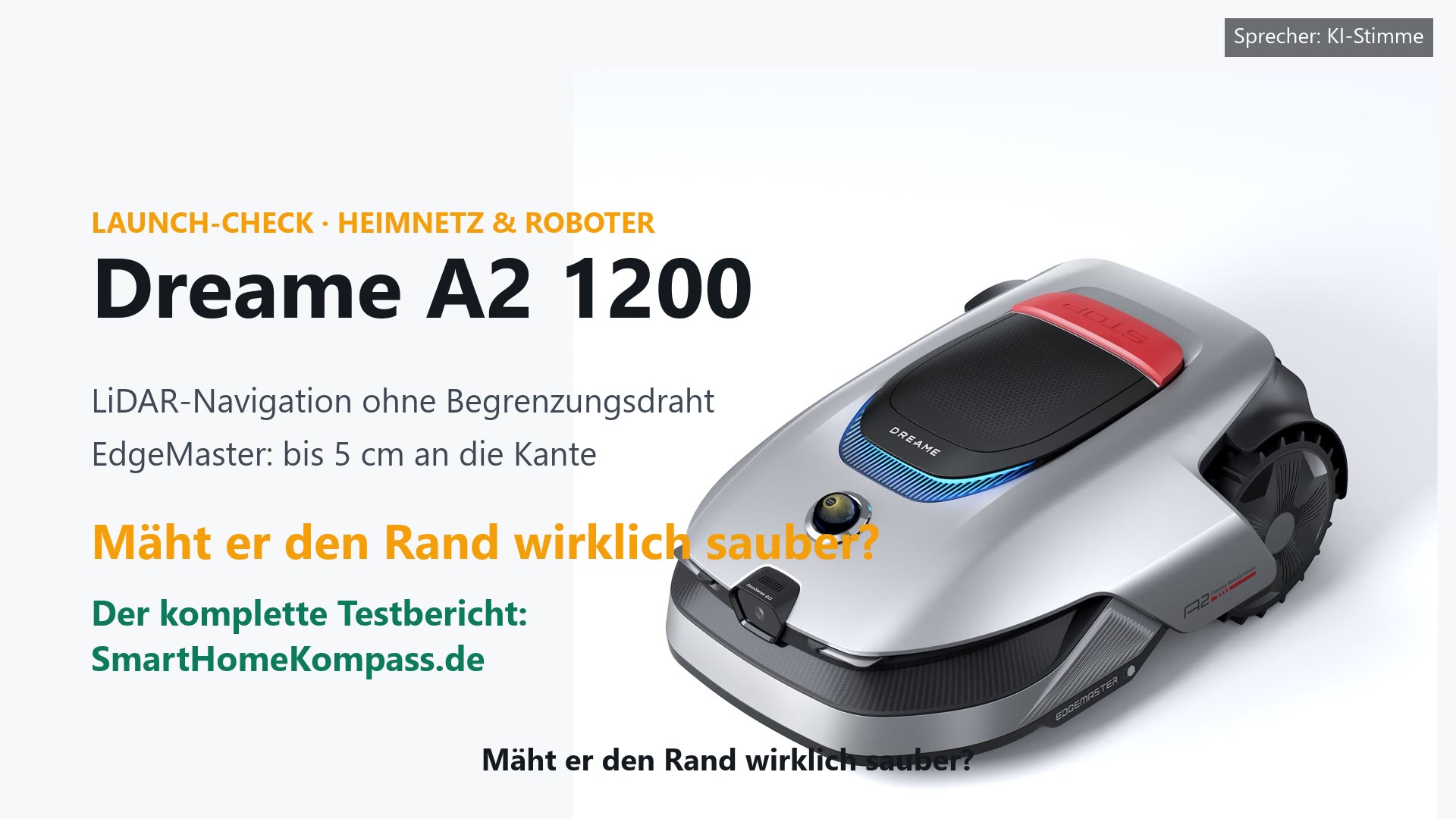 Dreame A2 1200 Mähroboter