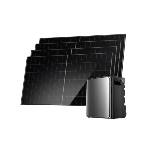EcoFlow Stream Ultra X 3,84kWh Balkonkraftwerk mit Speicher 2000W | 4× 500W Solarpanel