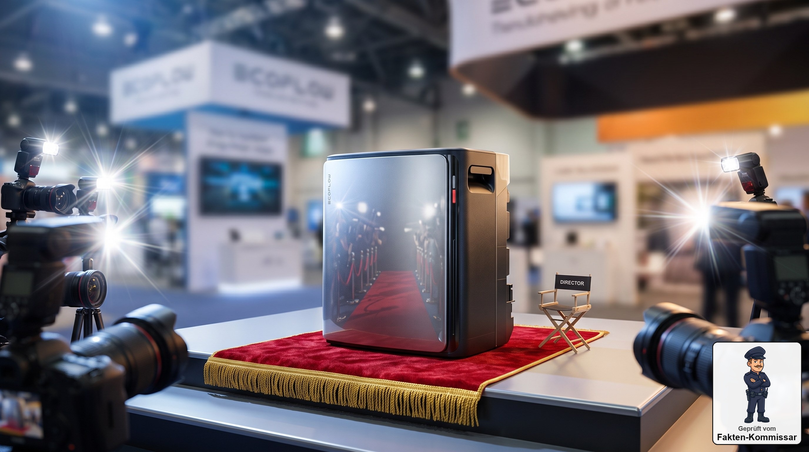 EcoFlow STREAM Ultra X posiert wie bei einer Messepremiere