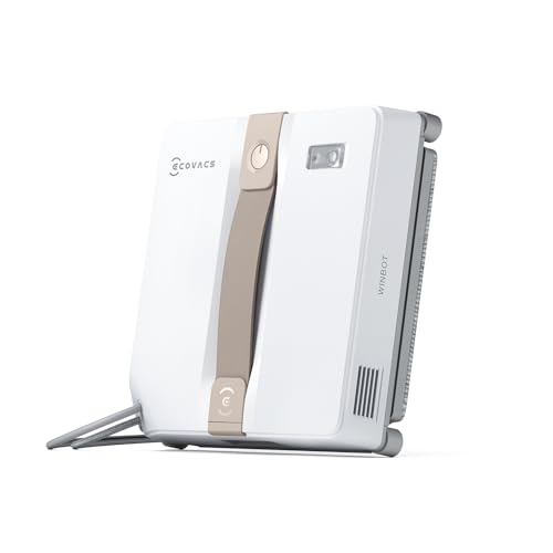 ECOVACS WINBOT MINI Fensterputzroboter,für kleine Fenster,Gold | Doppel-Düsen mit