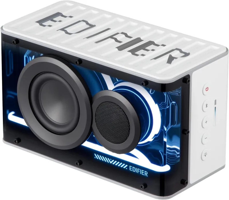 EDIFIER QD25 Bluetooth-Lautsprecher | Tragbarer Desktop-Audio, 25 W (RMS) dynamischer