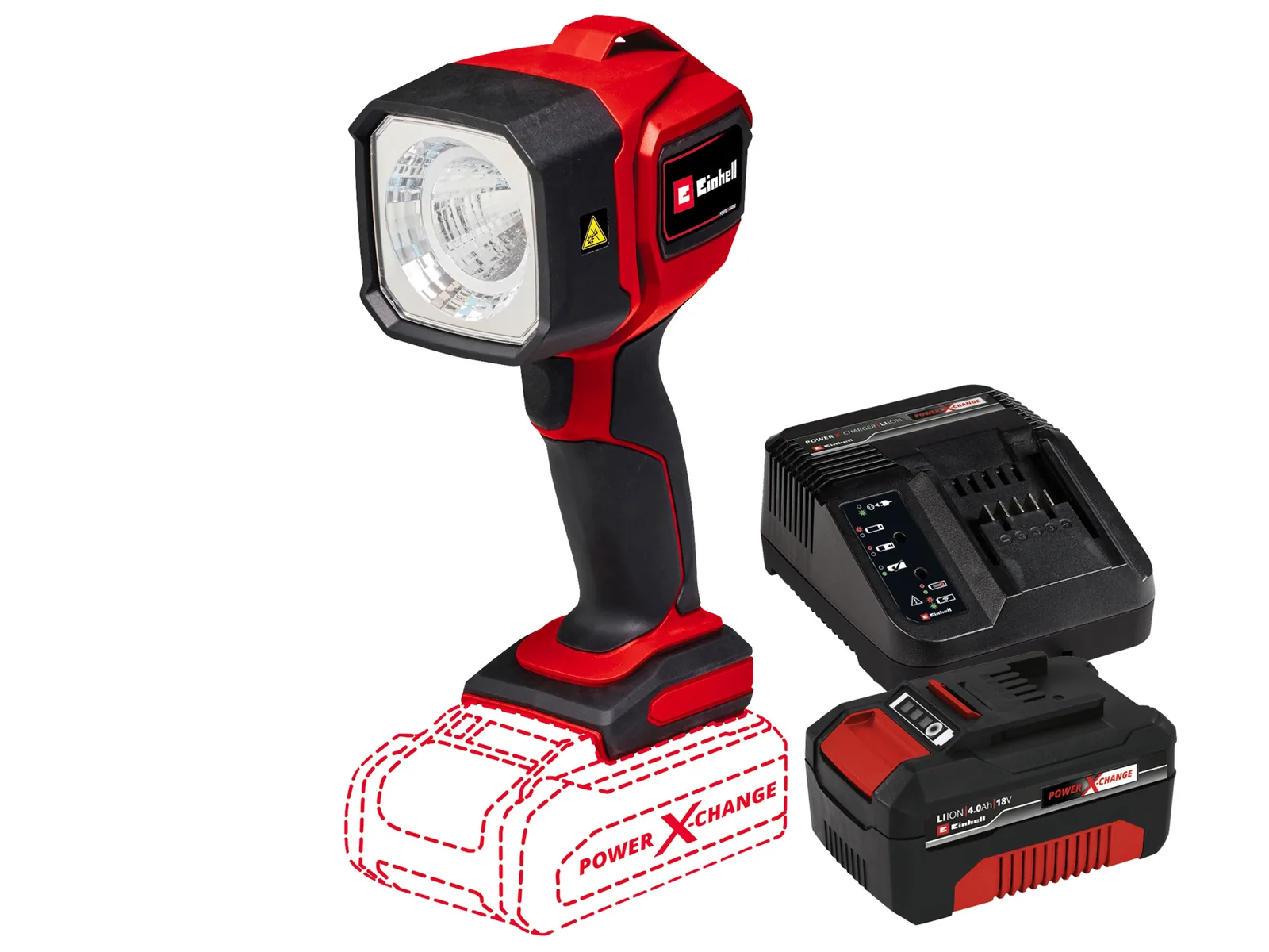 EINHELL Akku-Lampe TC-CL 350 Li Kit (1x 4,0 Ah)