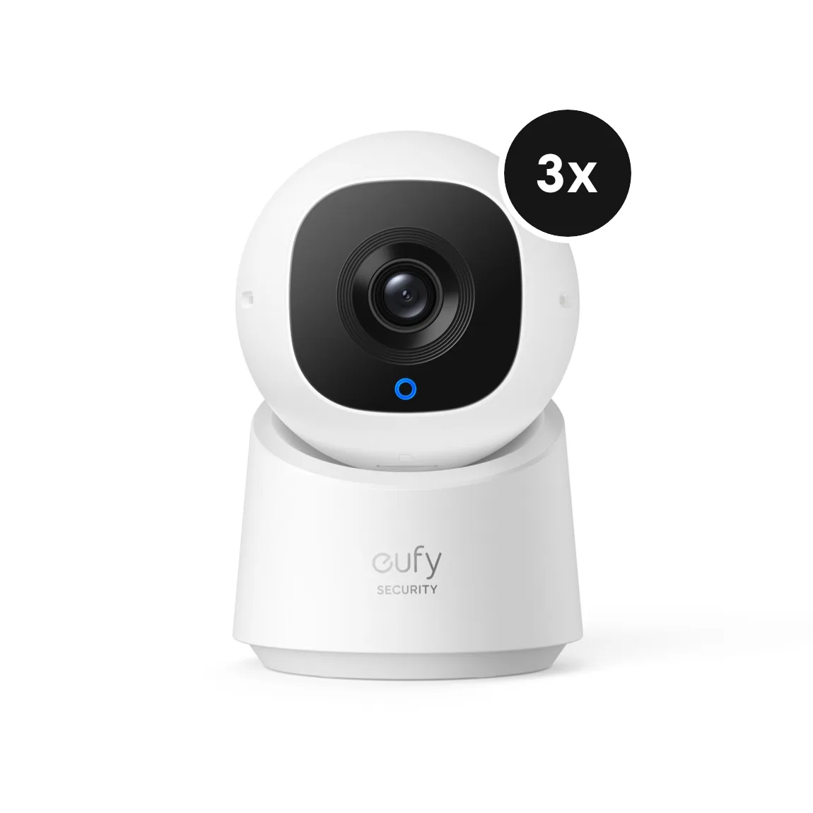 eufy Indoor Cam C220 – 2K Schwenk- und Neigekamera – 3er-Set