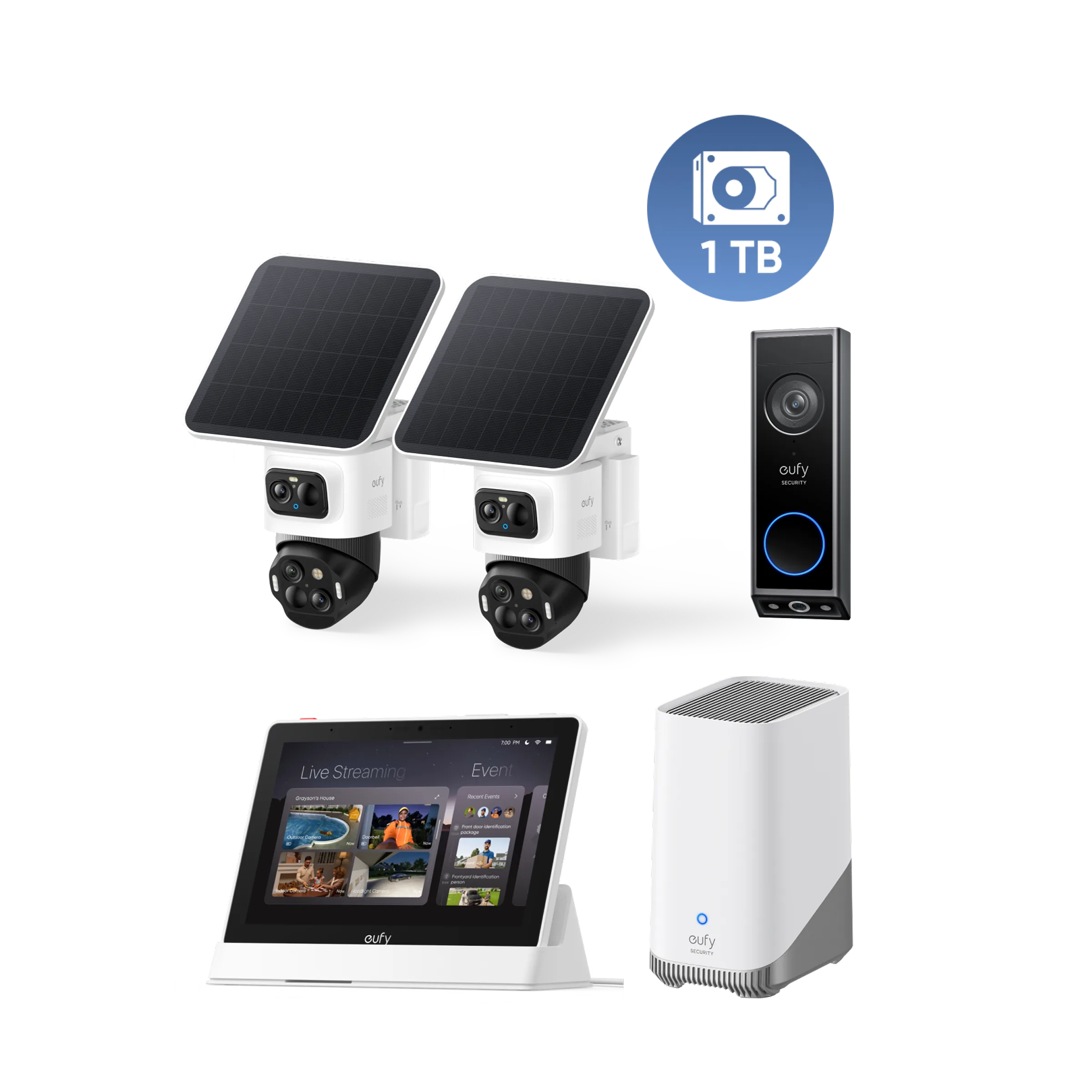 eufyCam S4 Kamera-Set und Home