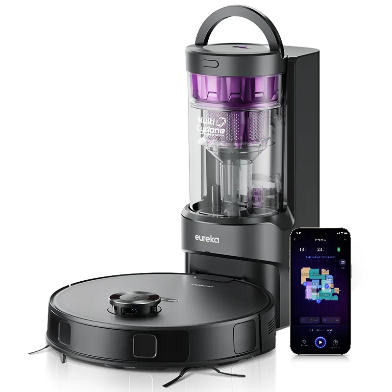 Eureka E20 Plus Saugroboter mit 8000 Pa Saugkraft und Absaugstation