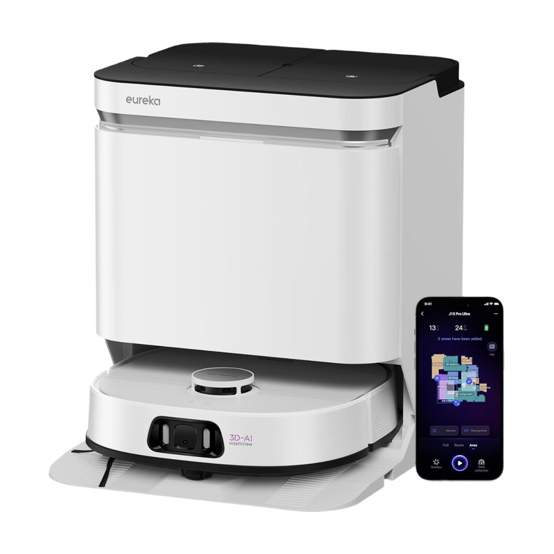 Eureka J15 Pro Ultra Saugroboter mit Wischfunktion, 16200 Pa, Anti-Wrap-Technologie