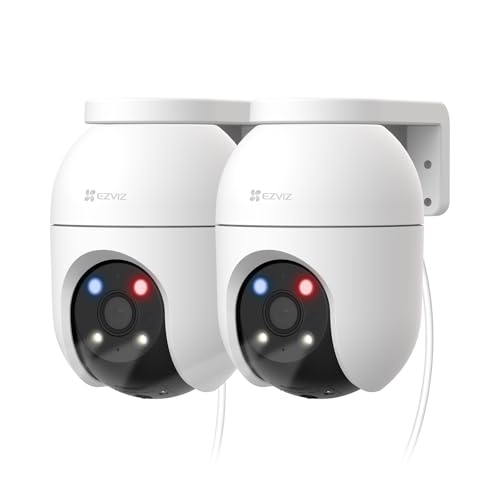 EZVIZ 5MP Pan & Tilt Überwachungskamera Aussen WLAN, 360° PTZ