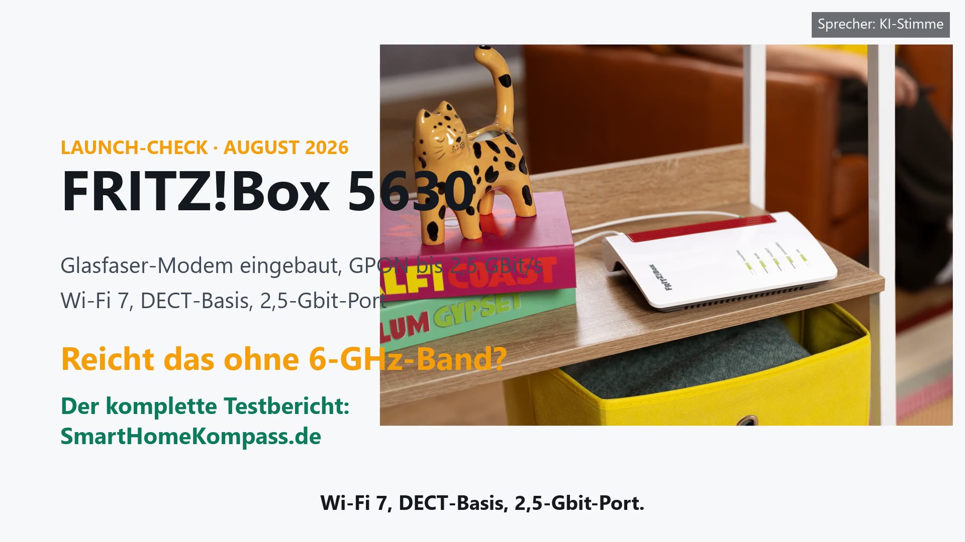 FRITZ!Box 5630 Glasfaser-Router