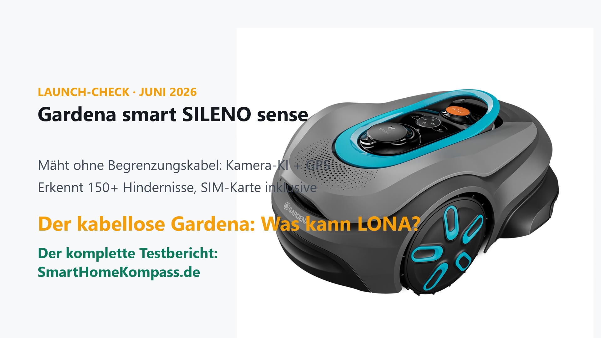 Gardena smart SILENO sense