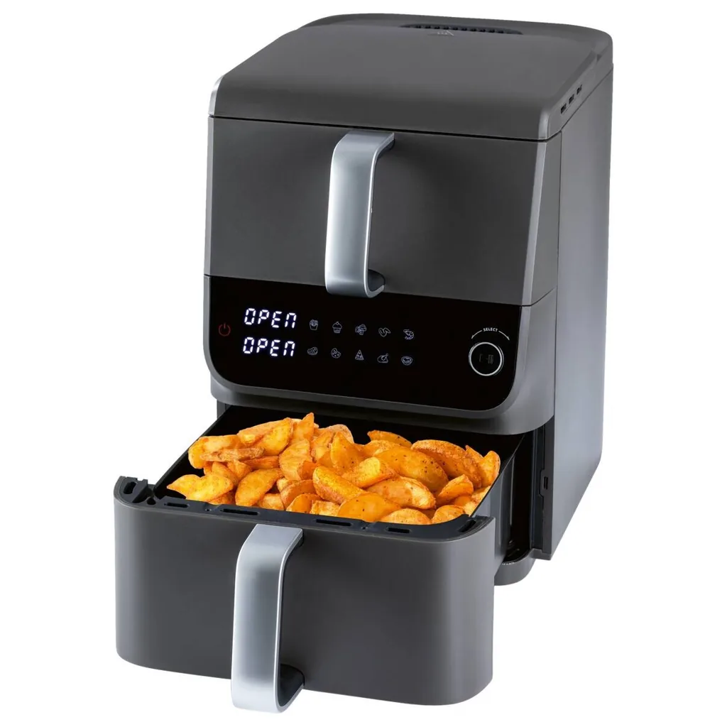 GOURMETmaxx Heißluftfritteuse 16404 schwarz Metall B/H/L: ca. 28,4x40x43 cm ca. 3,5 l