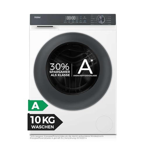 Haier Frontlader Waschmaschine 10kg G3 Serie HW100-BP1427637 | A -30%, 1.400 U/Min.