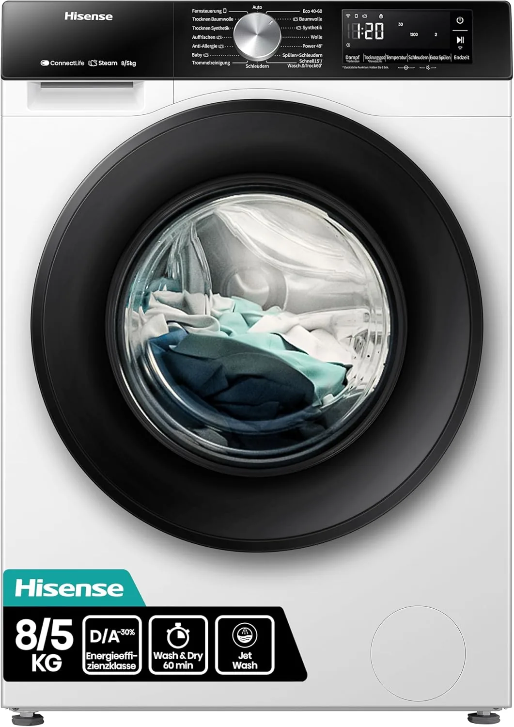 Hisense WD3S8043BW3 Waschtrockner