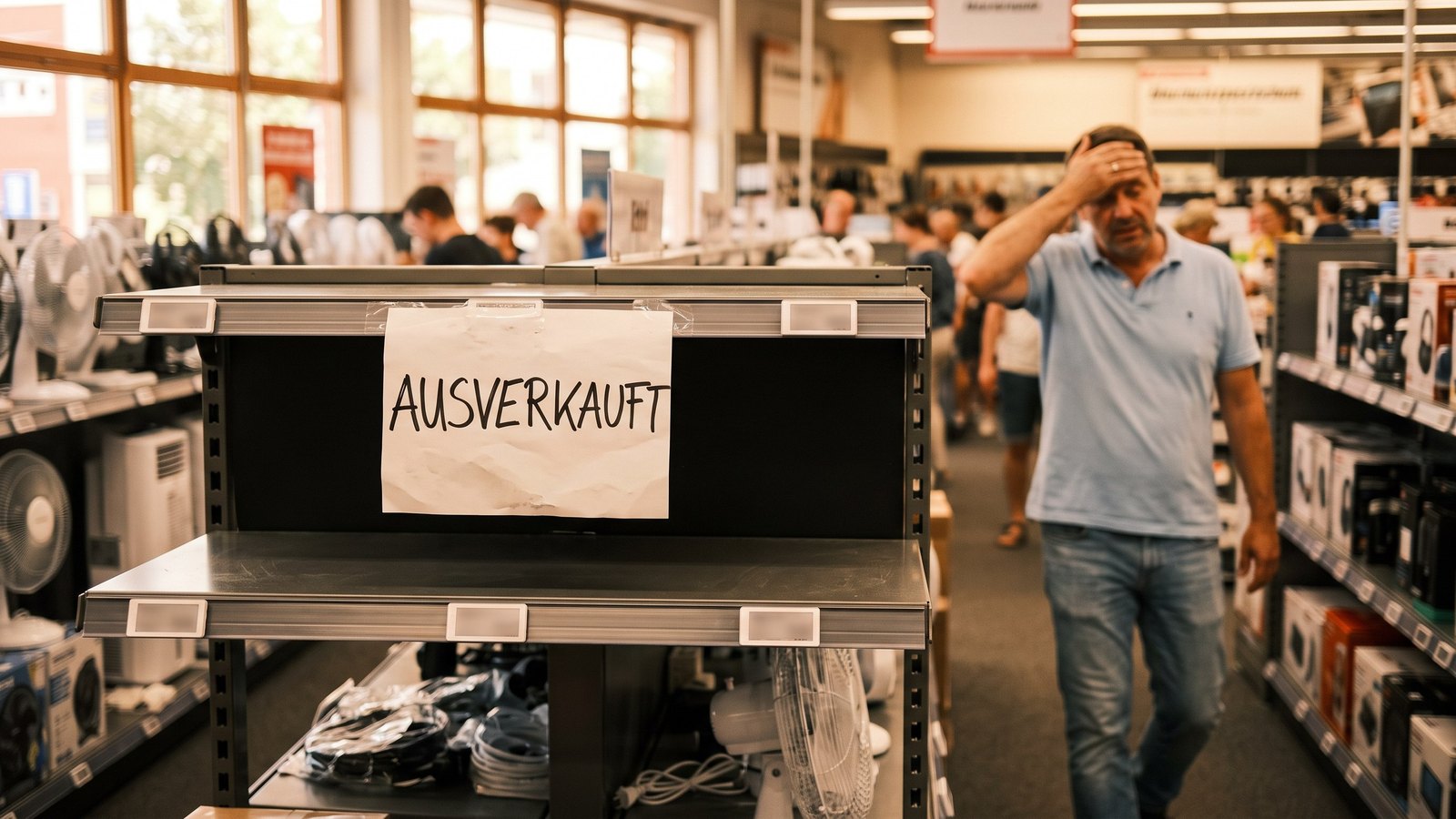 Symbolbild zum Thema Klimaanlagen sind ausverkauft – die meisten hätten kaum geholfen