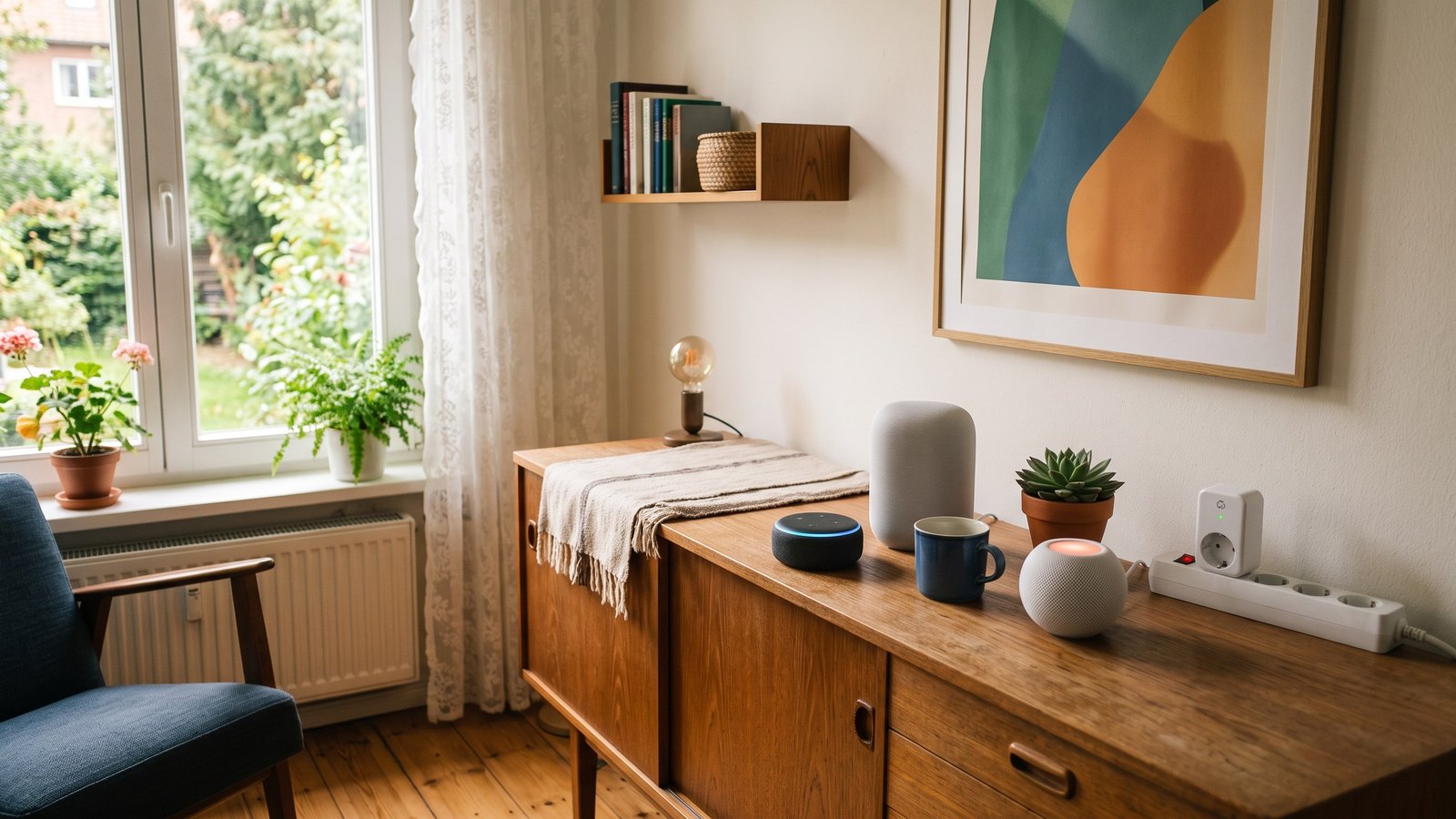 Symbolbild zum Thema Smart-Home-Kompatibilität: Alexa, Google, HomeKit & Matter
