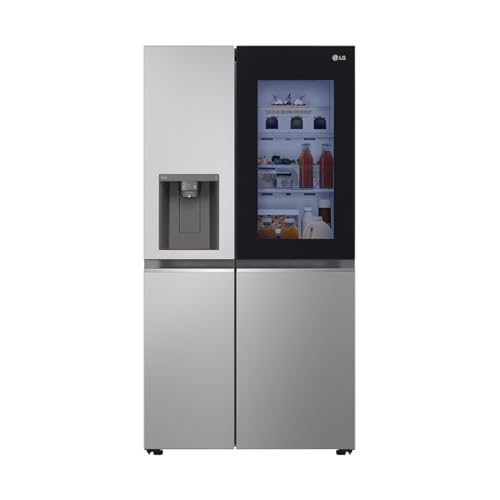 LG GSGV81PYLL Side by Side Kühlschrank, Klasse E, 635 L, Instaview, Kühlschrank mit
