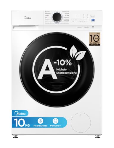 Midea Waschmaschine 10 kg Energieeffizienzklasse A-10% weiß MFV3EW100BA10 | V3 series