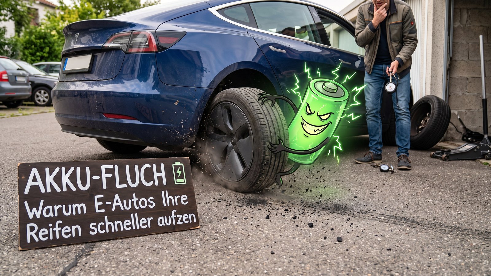 Akku-Fluch 🔋 Warum E-Autos Ihre Reifen schneller aufzehren (und wie Besitzer gegensteuern)