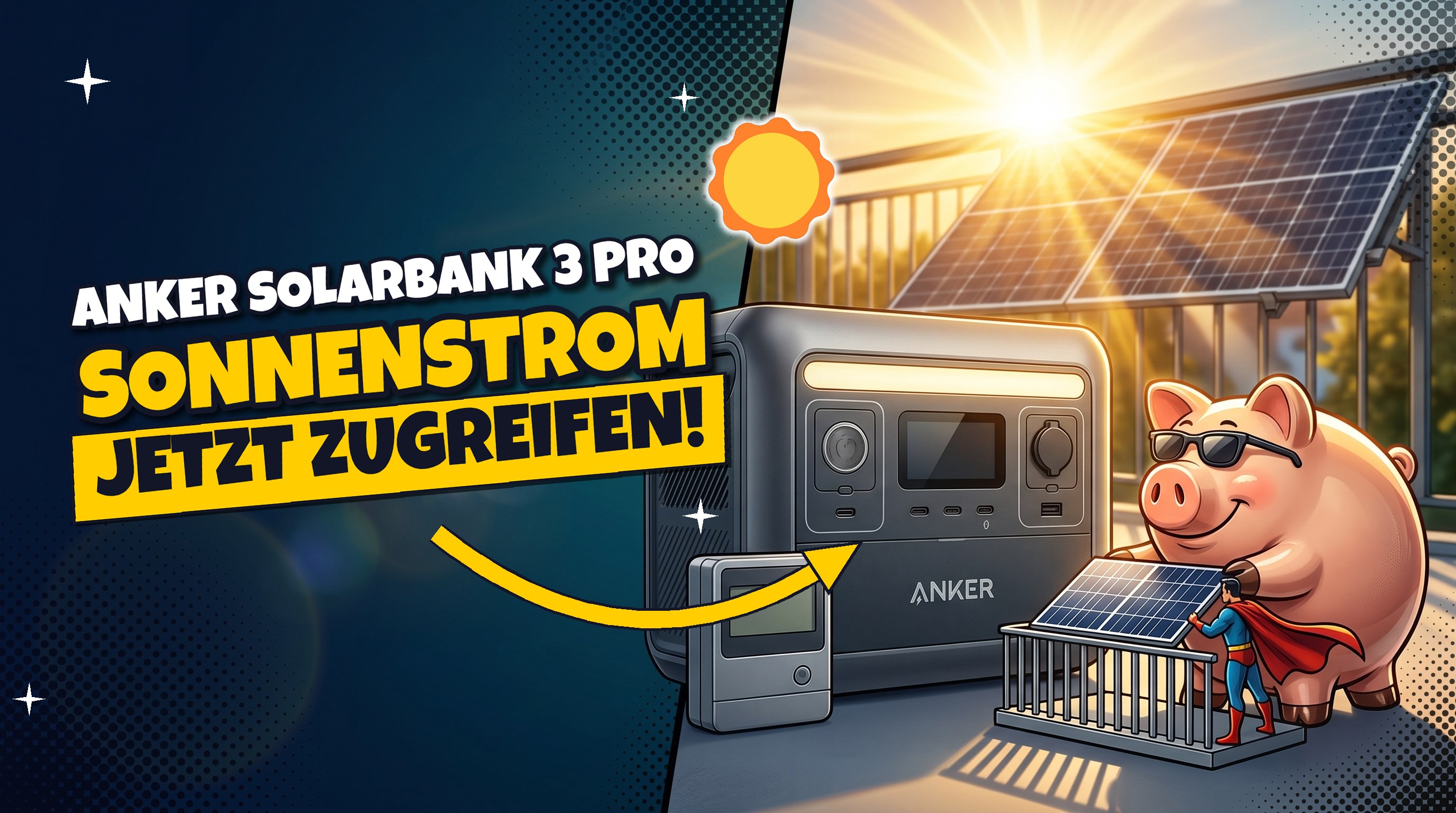 Solarbank 3 Pro E2700: 899 € statt 1.499 € mit Smart Meter