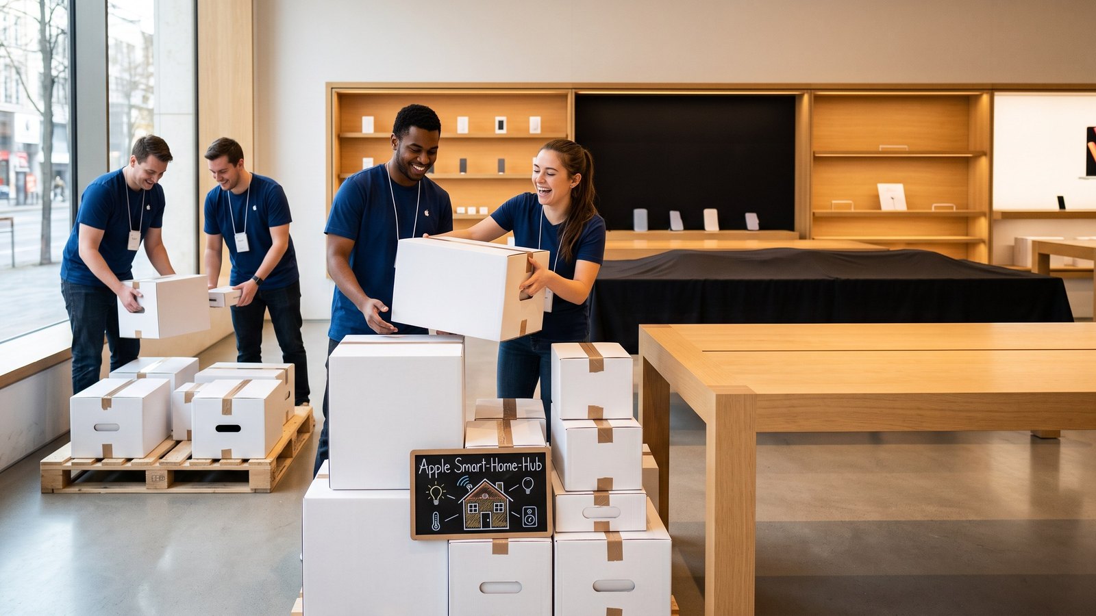Apple Stores: Geheime Boxen deuten auf Smart-Home-Start