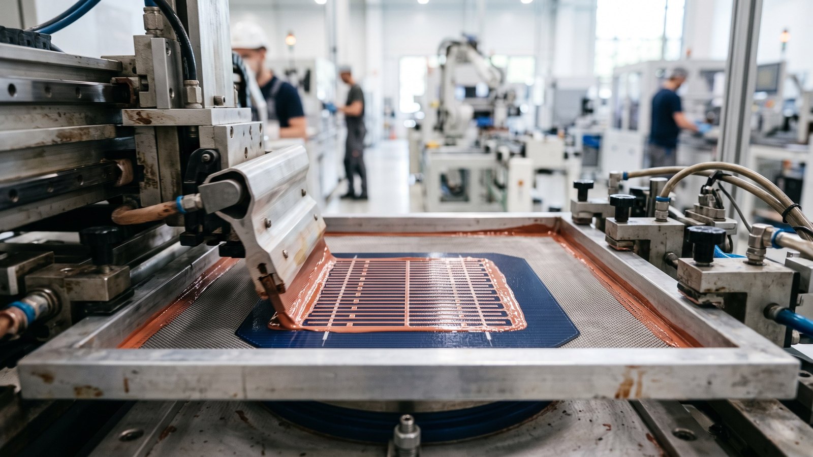 Silberpreis treibt Solarindustrie zu Kupfer: Neue Siebdrucktechnik aus China