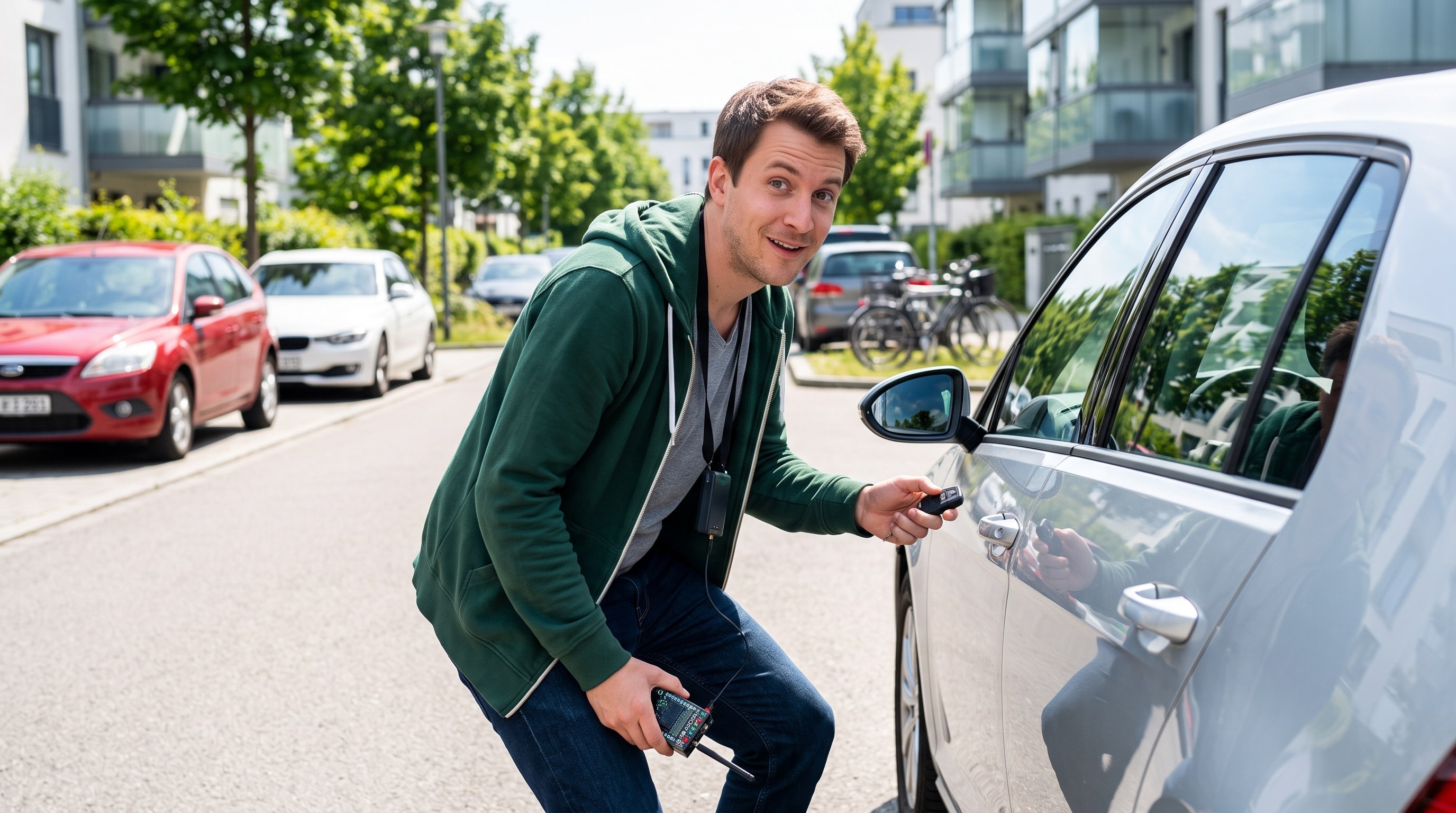 Autodiebstahl durch Relais-Angriffe - 85 Prozent aller Autos gefährdet