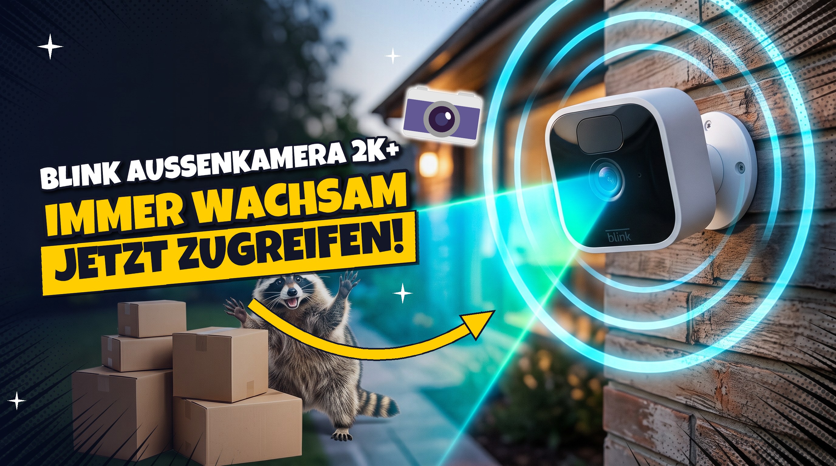 Blink Außenkamera 2K+ für 86,99 Euro bei Amazon