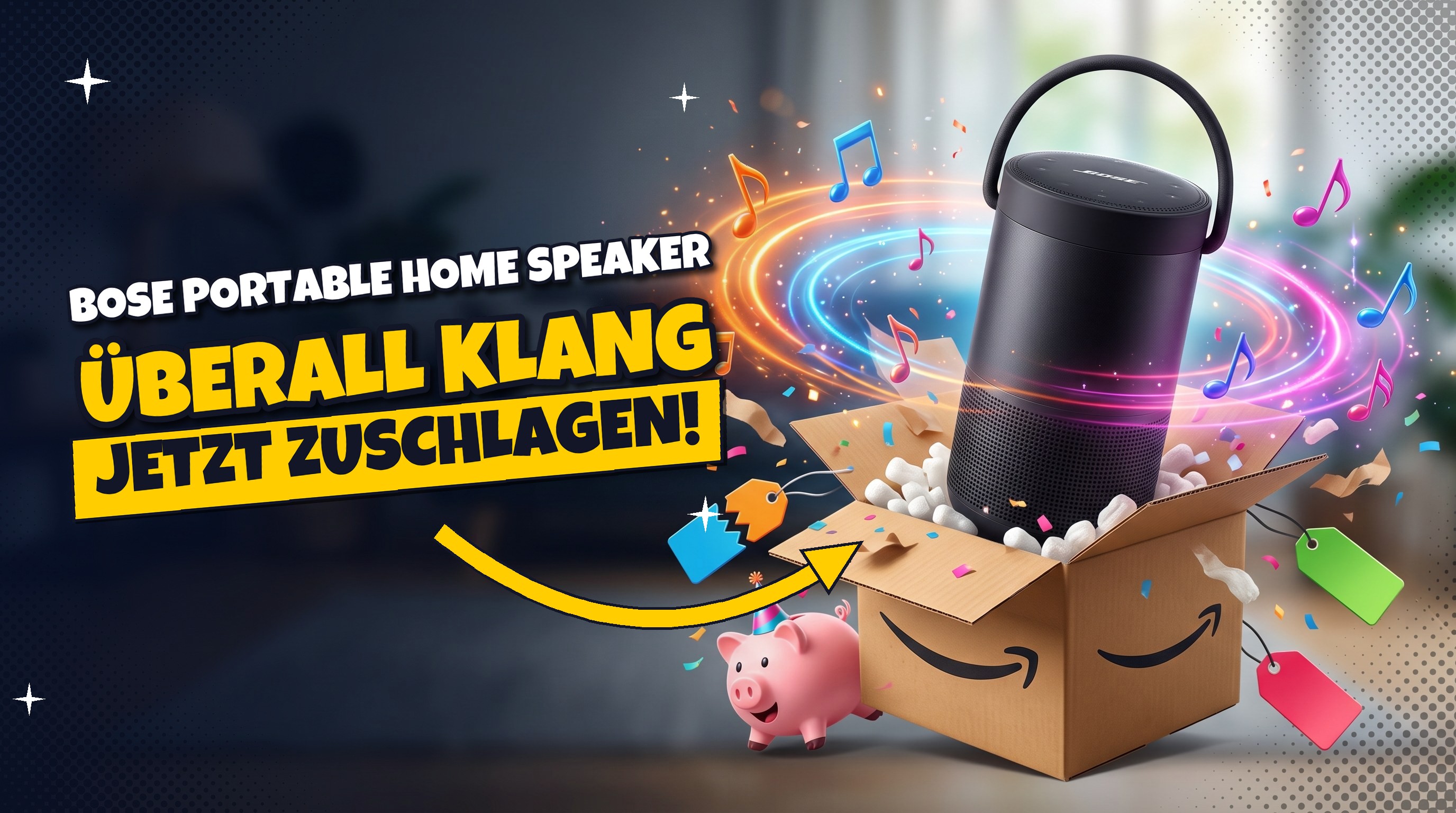 Bose Portable Home Speaker: 360°-Klang jetzt 45 % günstiger