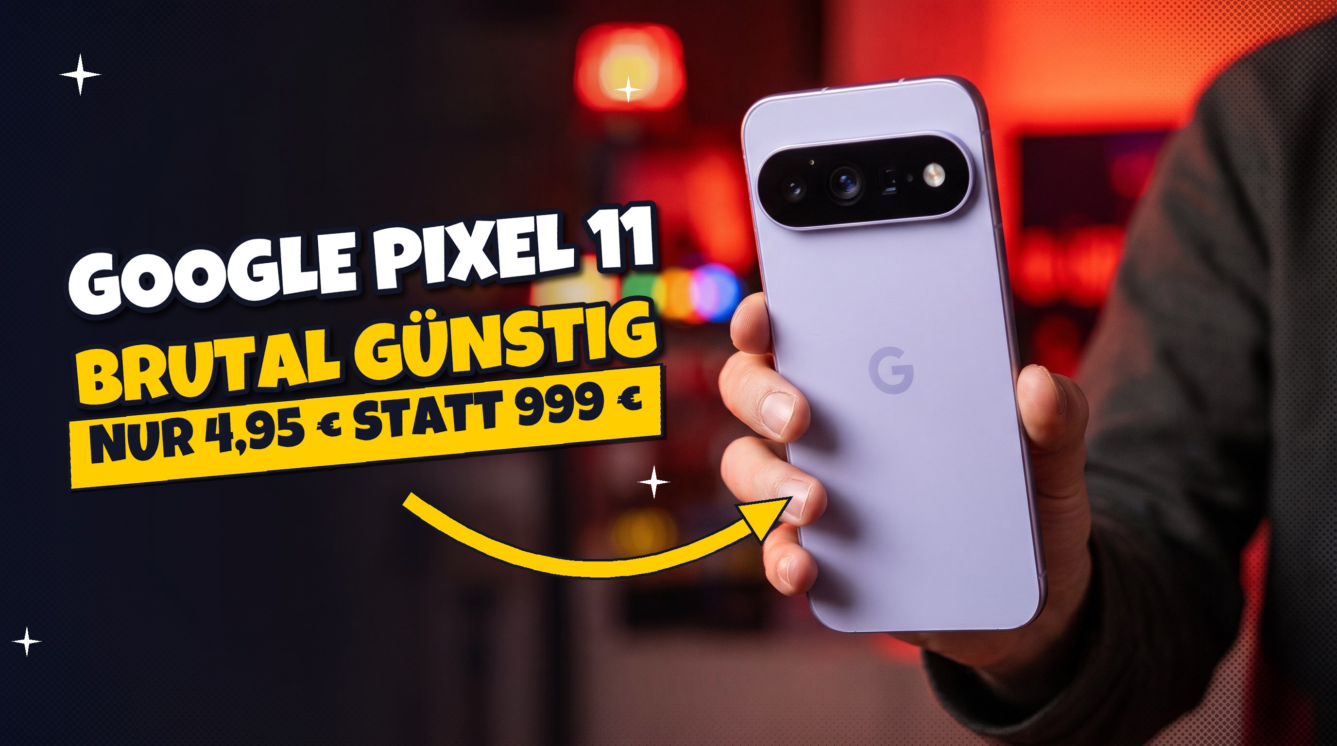 Deal-Alarm 📱Google Pixel 11 mit Vodafone-Tarif: 4,95 € Zuzahlung, 29,99 €