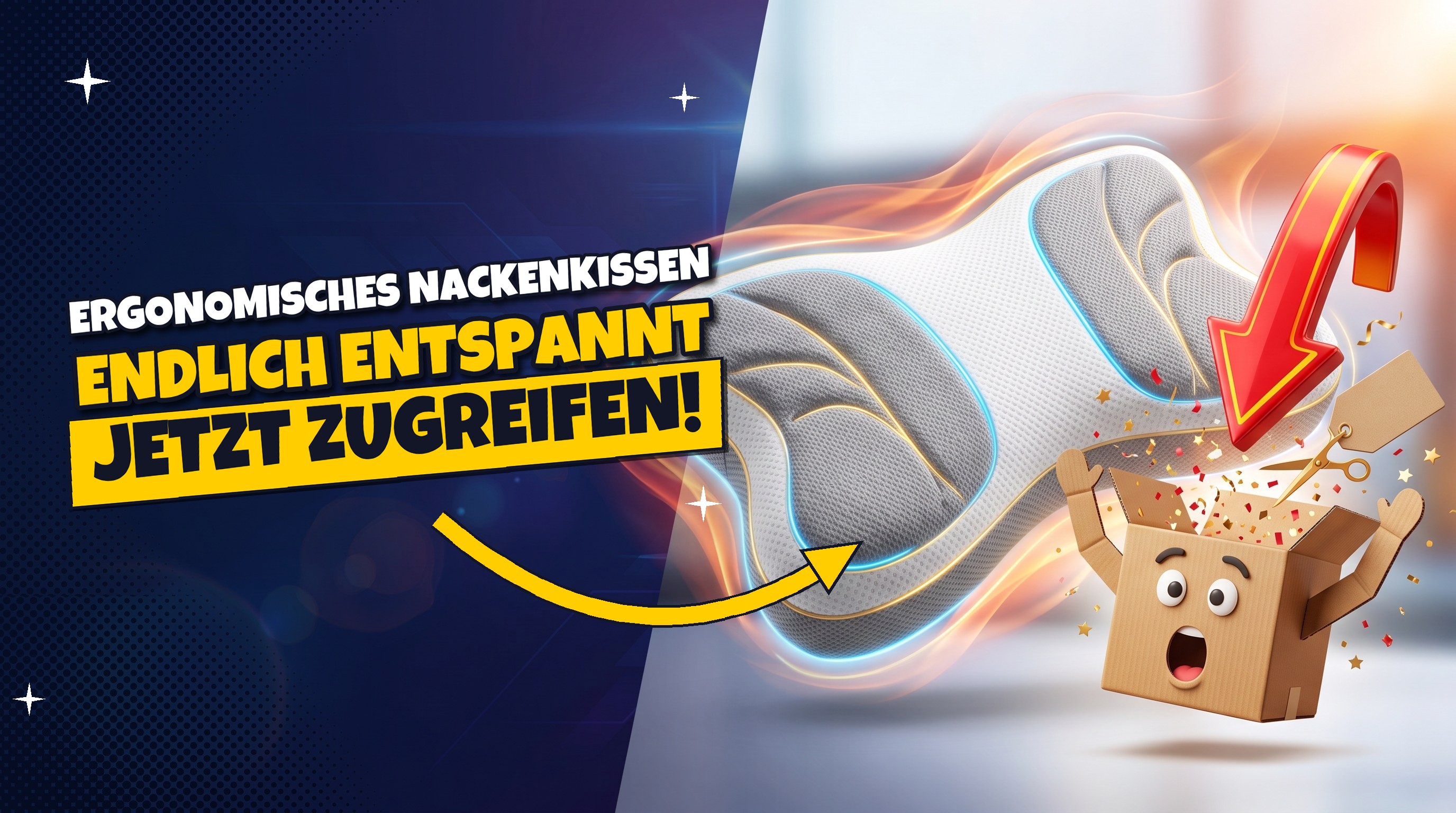 DONAMA Nackenkissen: Ergonomischer Schlafkomfort für 39,99 €