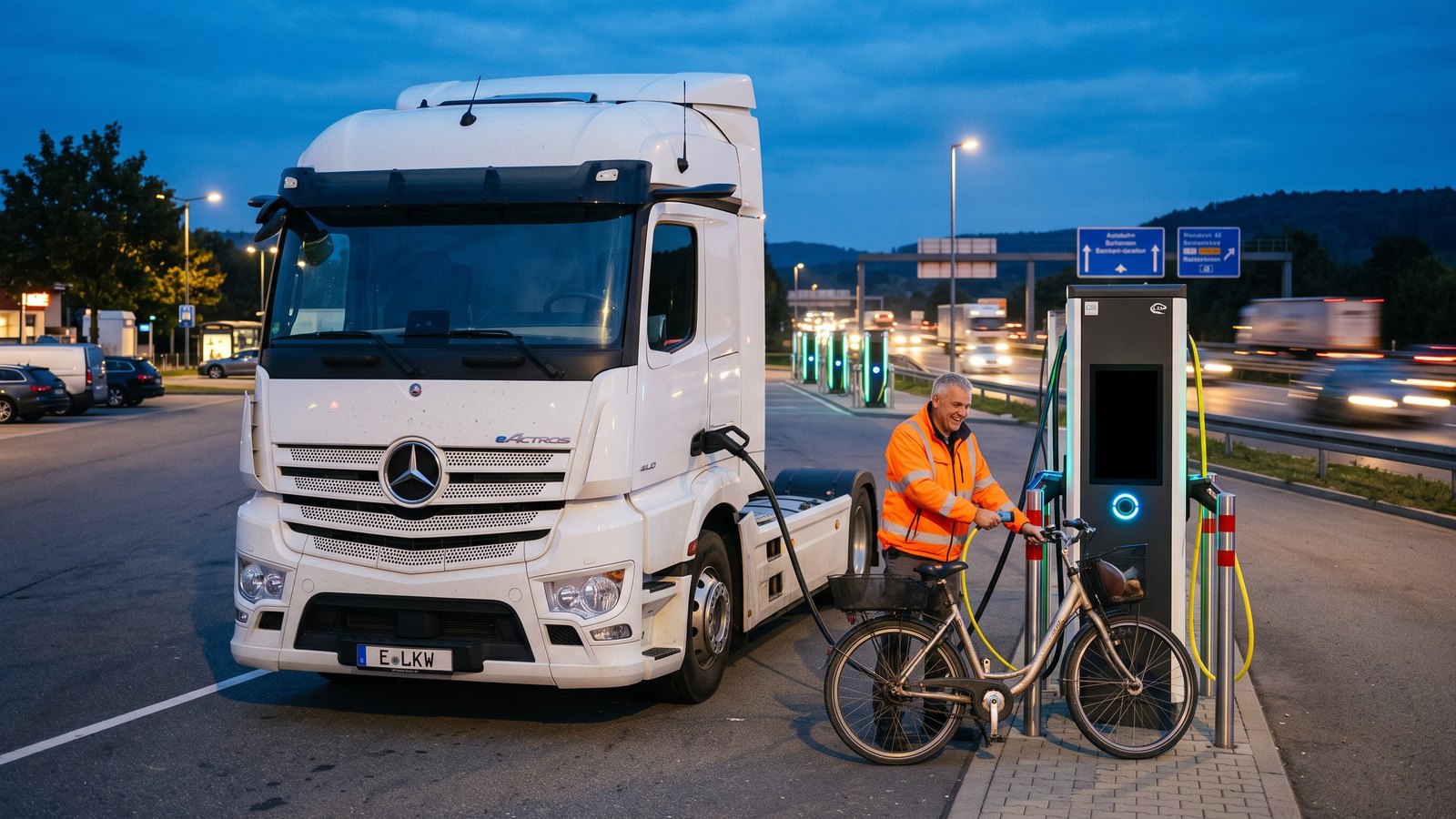 836 Ladepunkte: Lkw-Schnellladenetz an Autobahnen startet
