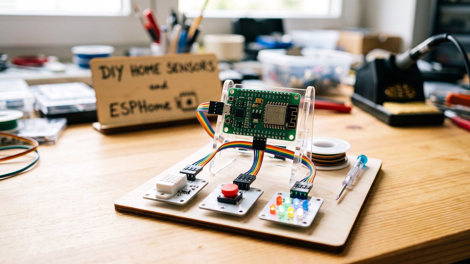 ESPHome Starter Kit: Eigene Smart-Home-Sensoren ohne Löten bauen