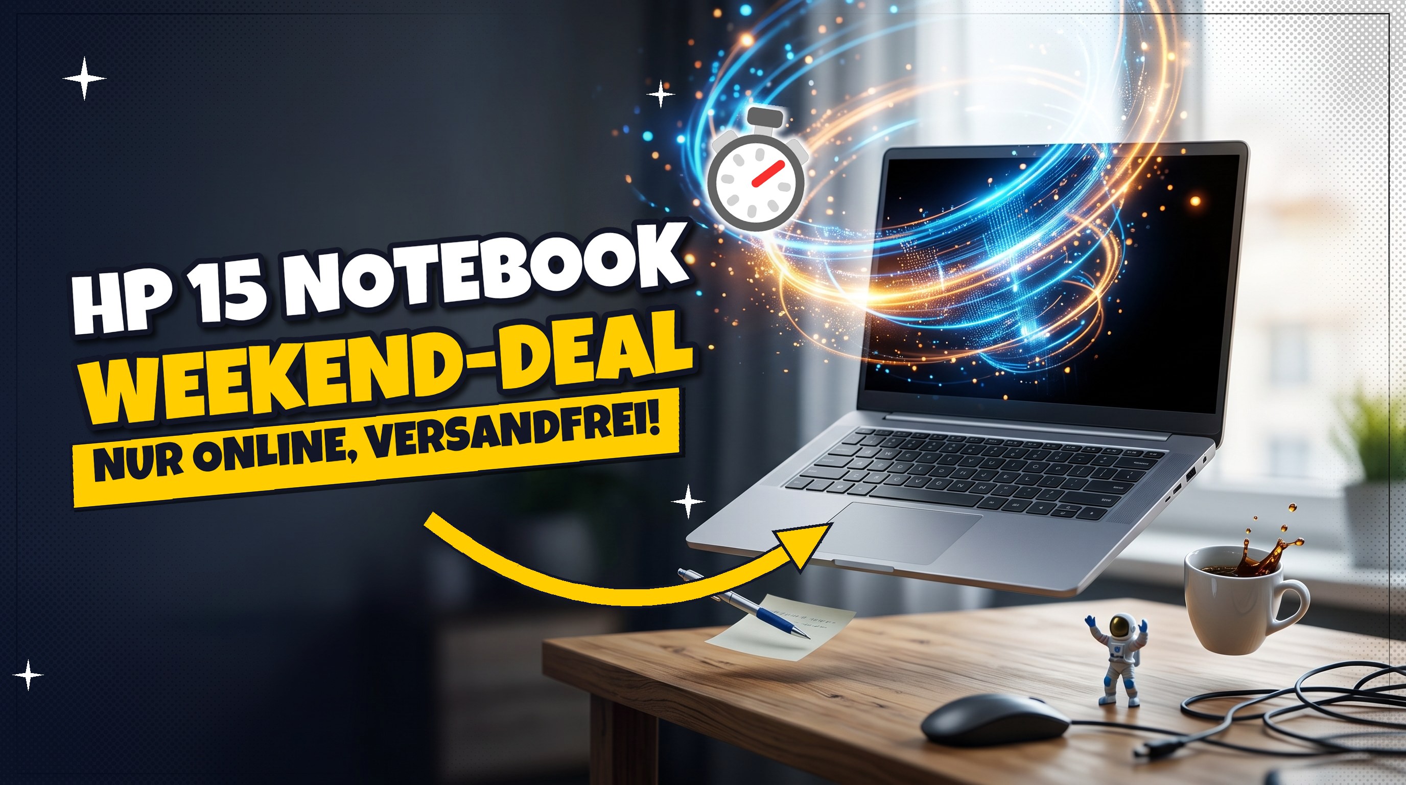 Windows-Notebook mit Full HD für 299 Euro: HP 15 im Weekend-Deal