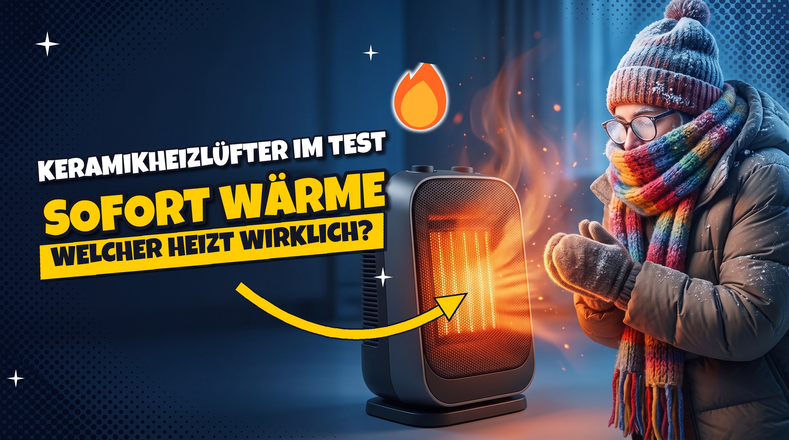 Frostbeule 🥶 Der Heizlüfter wärmt, wo die Heizung nicht reicht