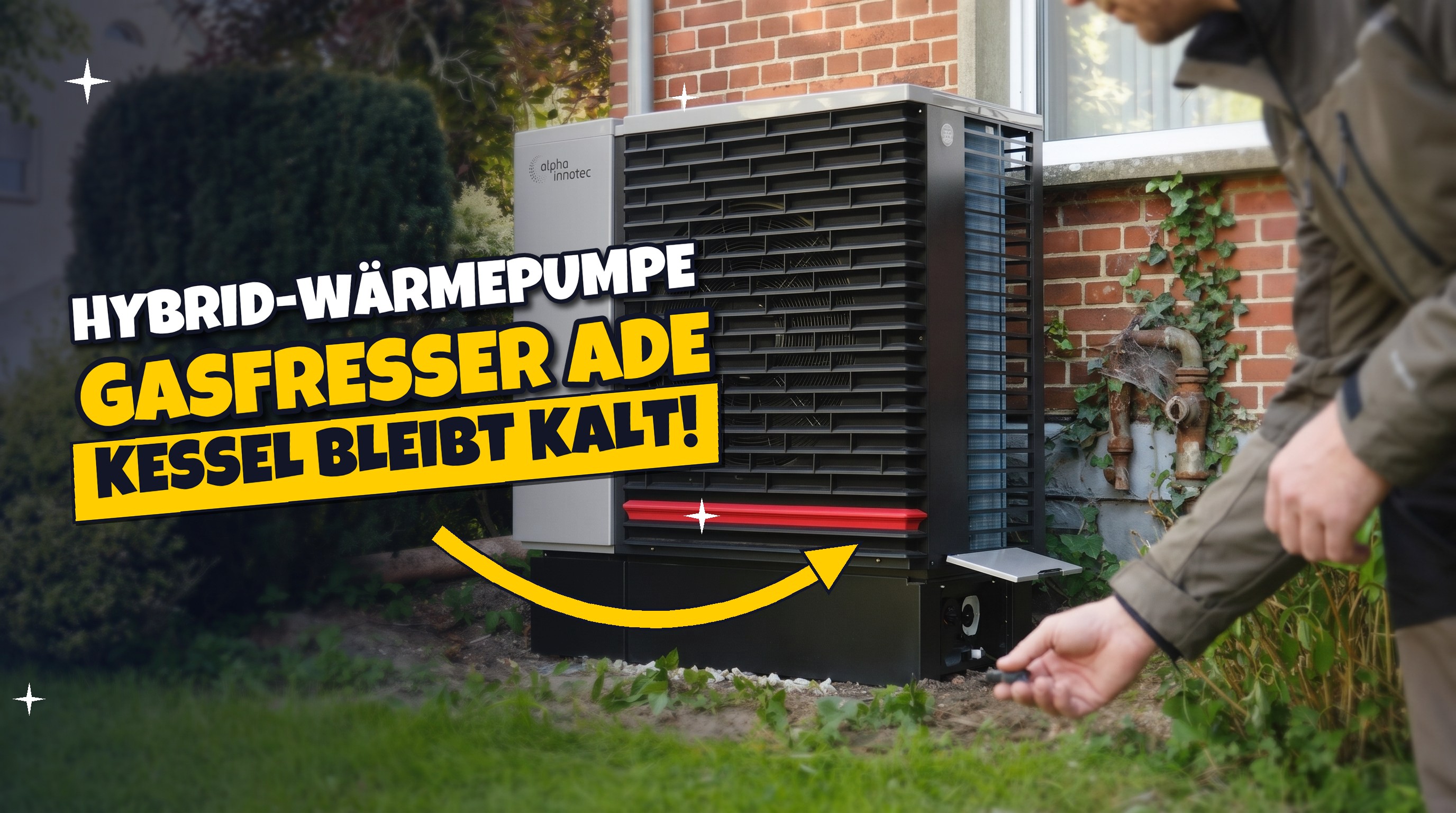 Gasfresser 🔥 Hybrid-Wärmepumpe: Der Kessel darf kaum noch ran