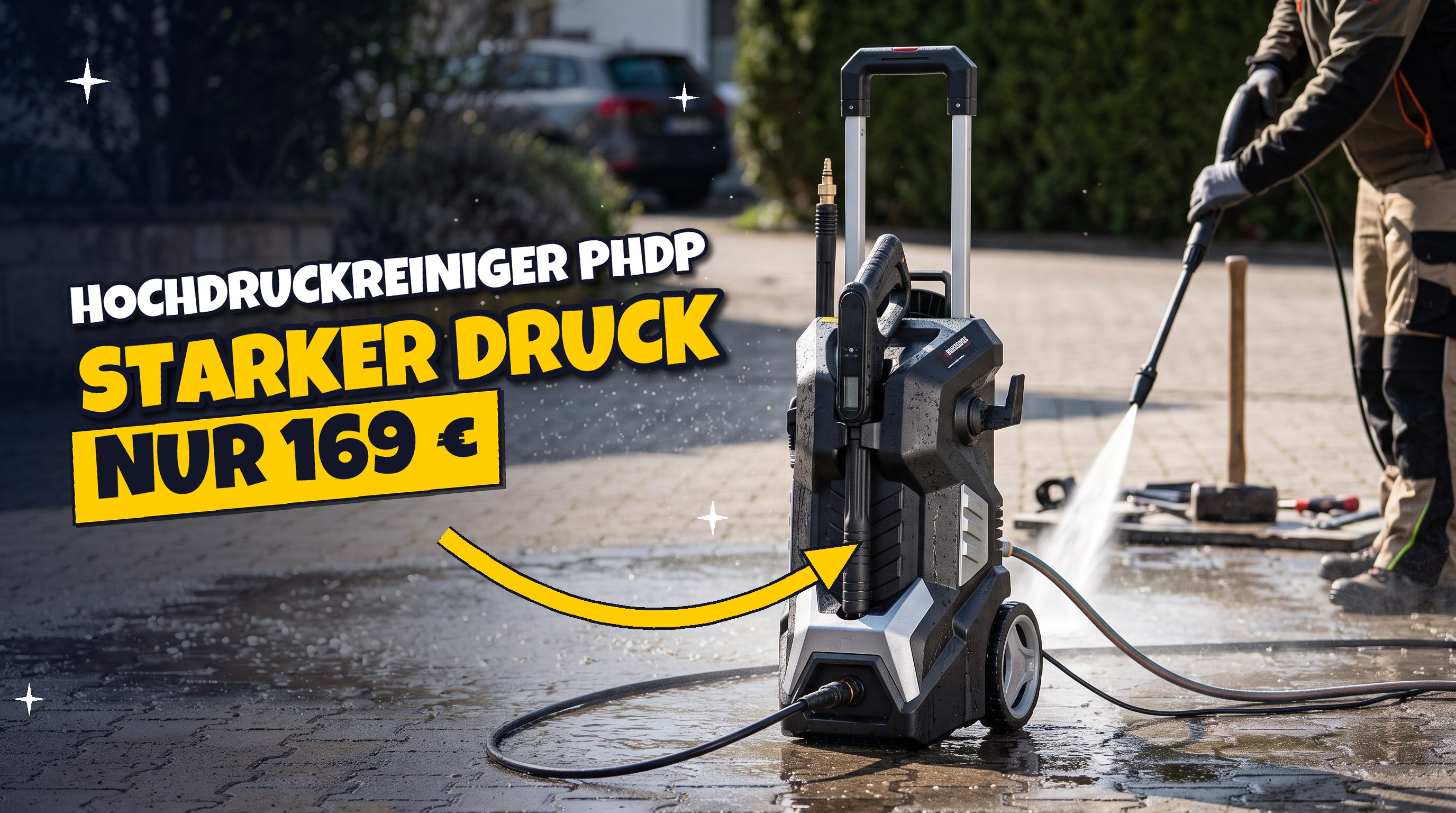 Hammer-Preis 💥 Hochdruckreiniger PHDP 180 D3 für nur 169,00 €
