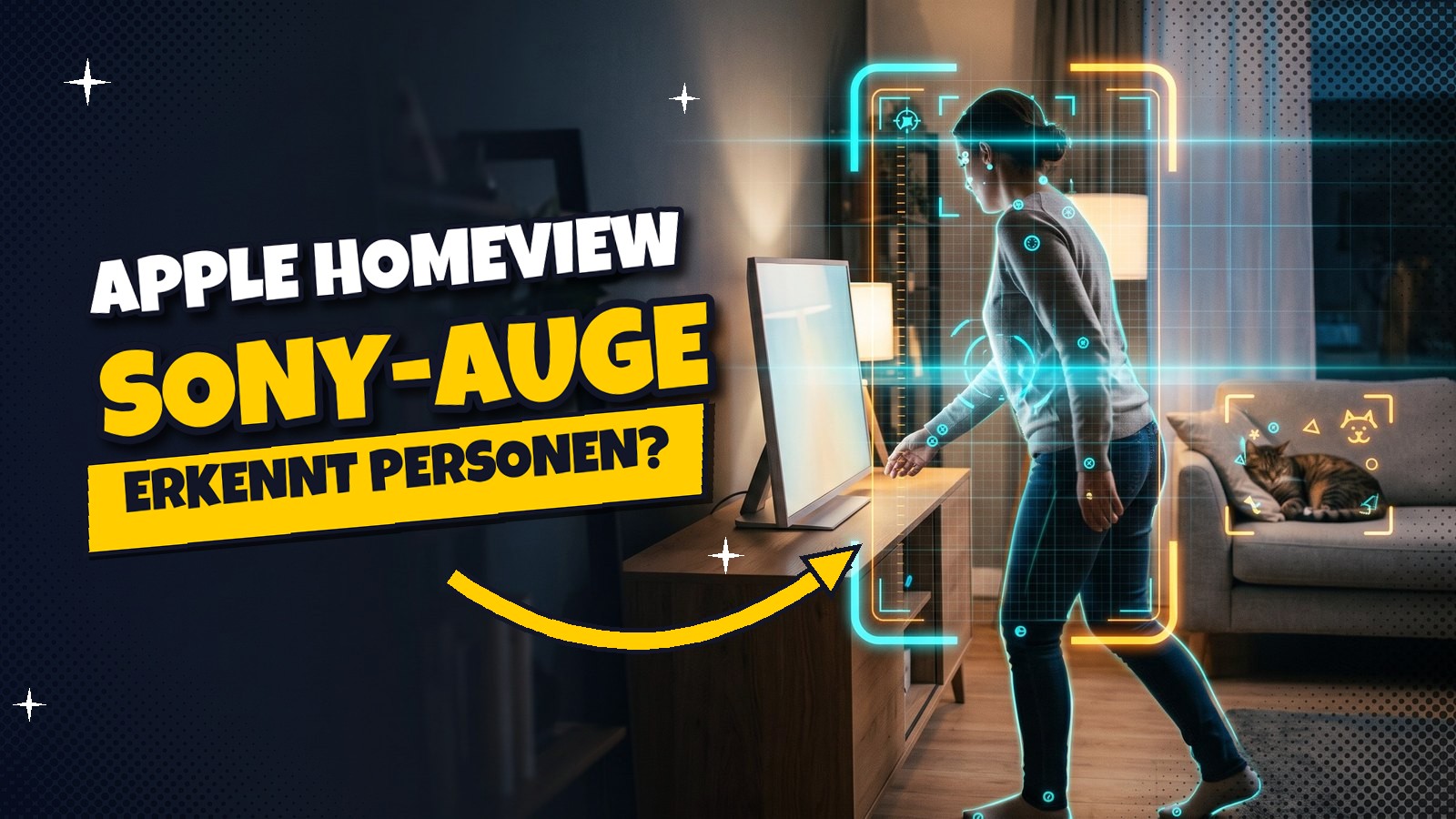 HomeView: Sony-Sensor und Personenerkennung im Apple-Display