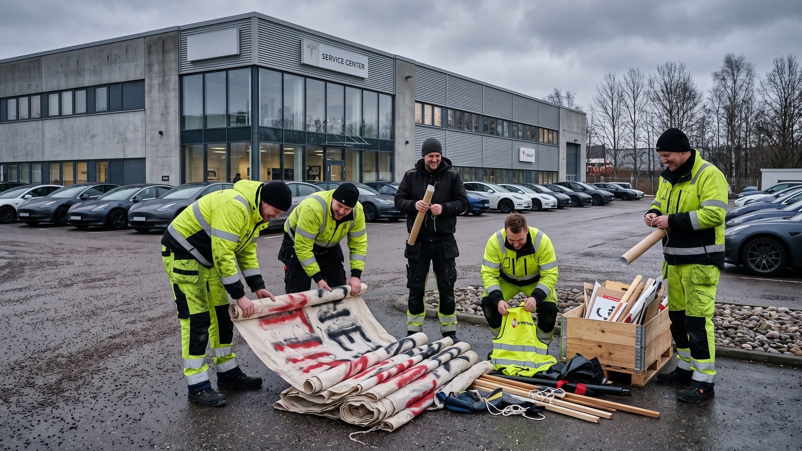 Schwedische Gewerkschaft beendet Tesla-Proteste ohne Tarifvertrag