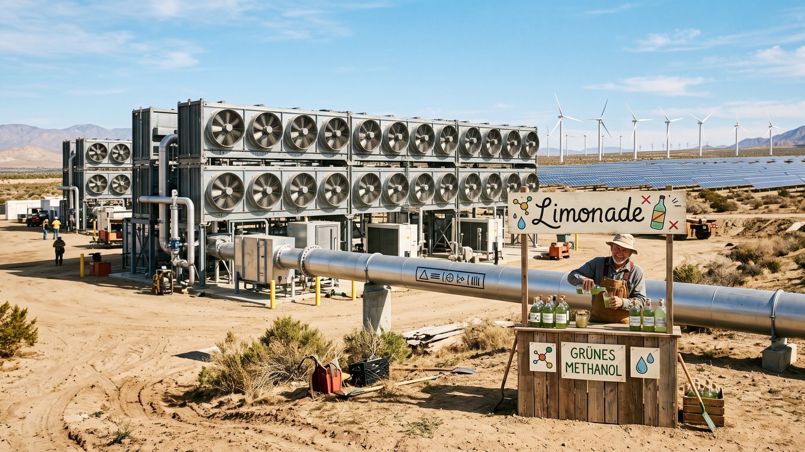 Grünes Methanol: Wasser ist doch kein Standort-Problem