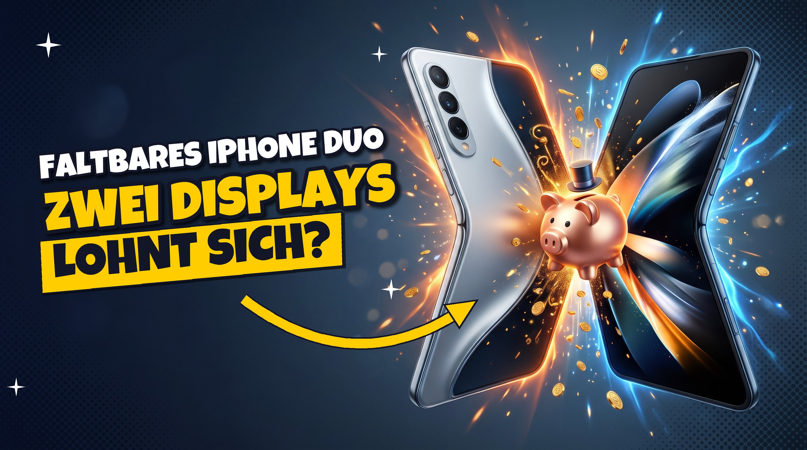 Klapp-Frage 📱 Apple vs Samsung - Lohnt das faltbare iPhone Duo bis zu 3.800 Euro?