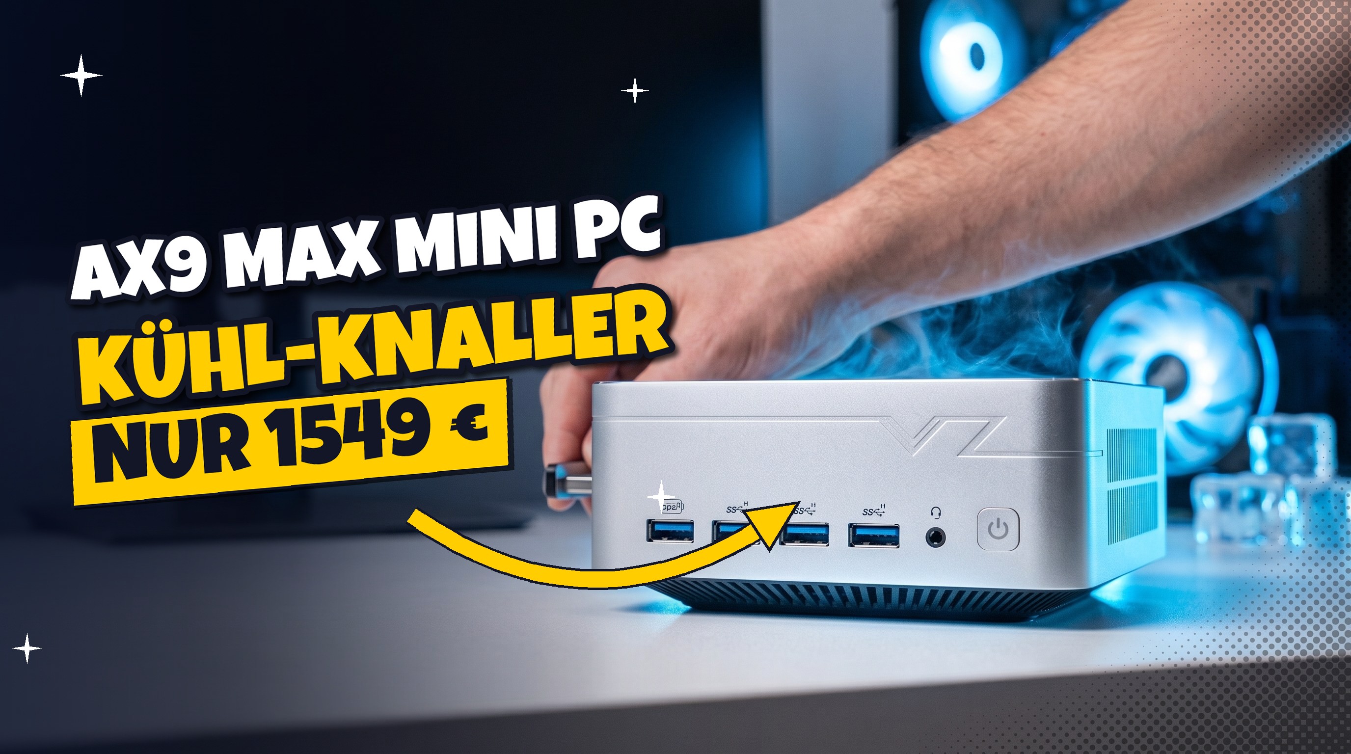 Kühl-Knaller ❄️ AX9 Max Mini PC mit V-Cooling für 1.549,00€