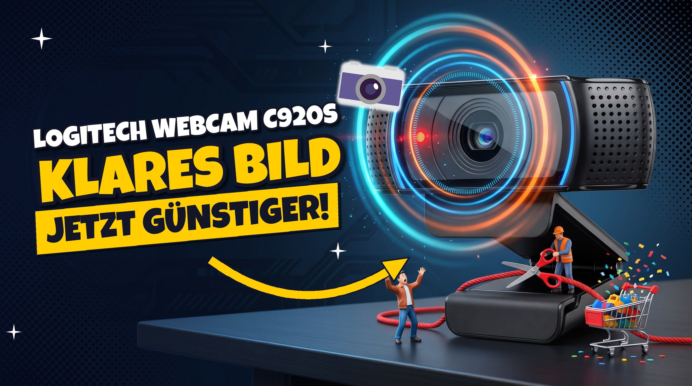 Logitech C920S: Klares Webcam-Bild jetzt für 63 € statt 119 €