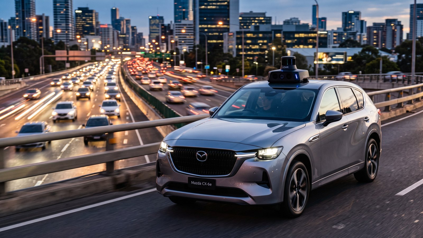 Mazda ruestet CX-6e mit Lidar fuer Autopilot-Funktion in China nach