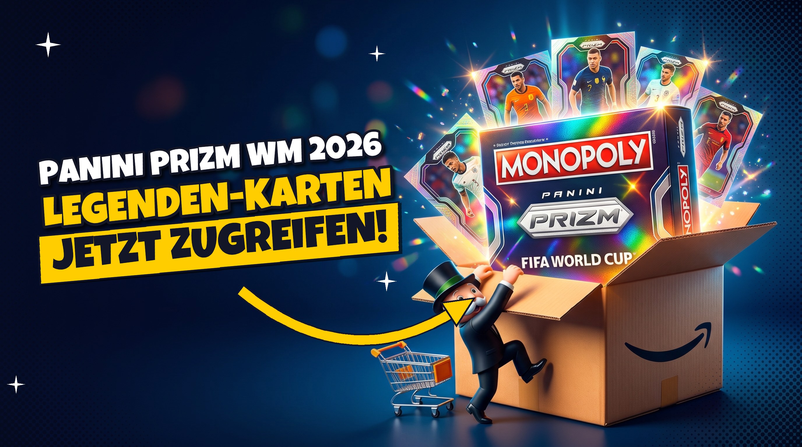Panini Prizm WM-Karten: Booster Box 47 % günstiger bei Amazon