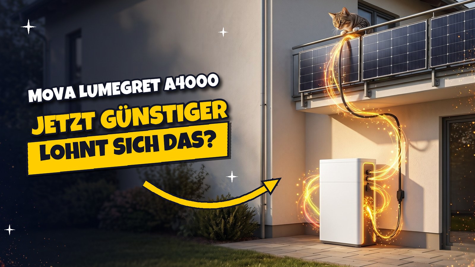 MOVA LumeGret A4000: Balkonspeicher 350 € günstiger