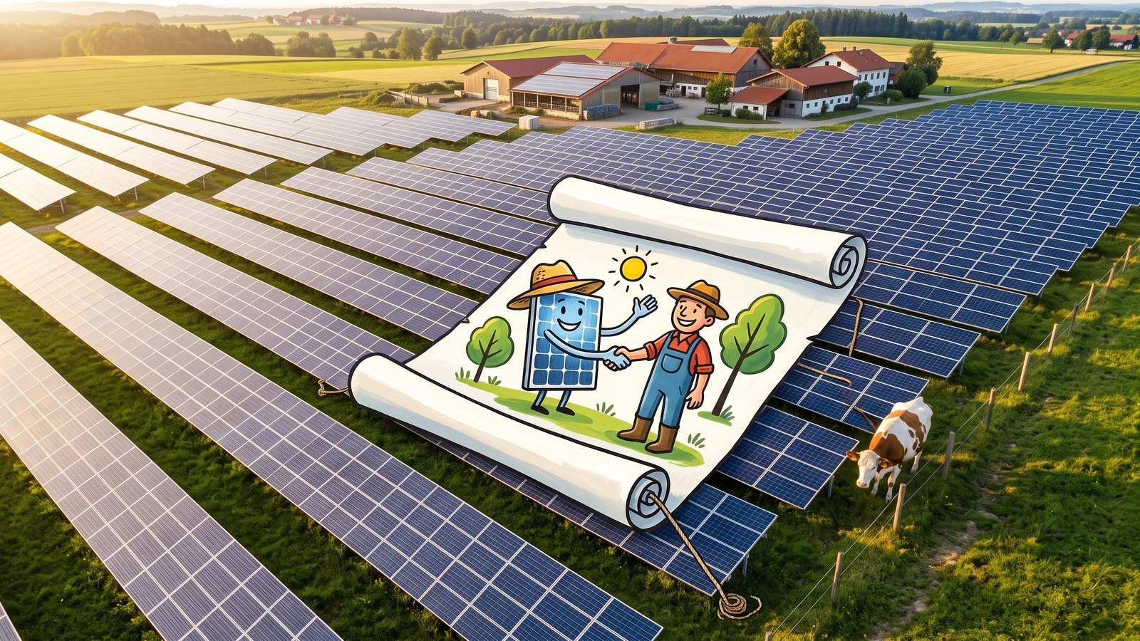 Neuer Musterpachtvertrag für Solarparks veröffentlicht