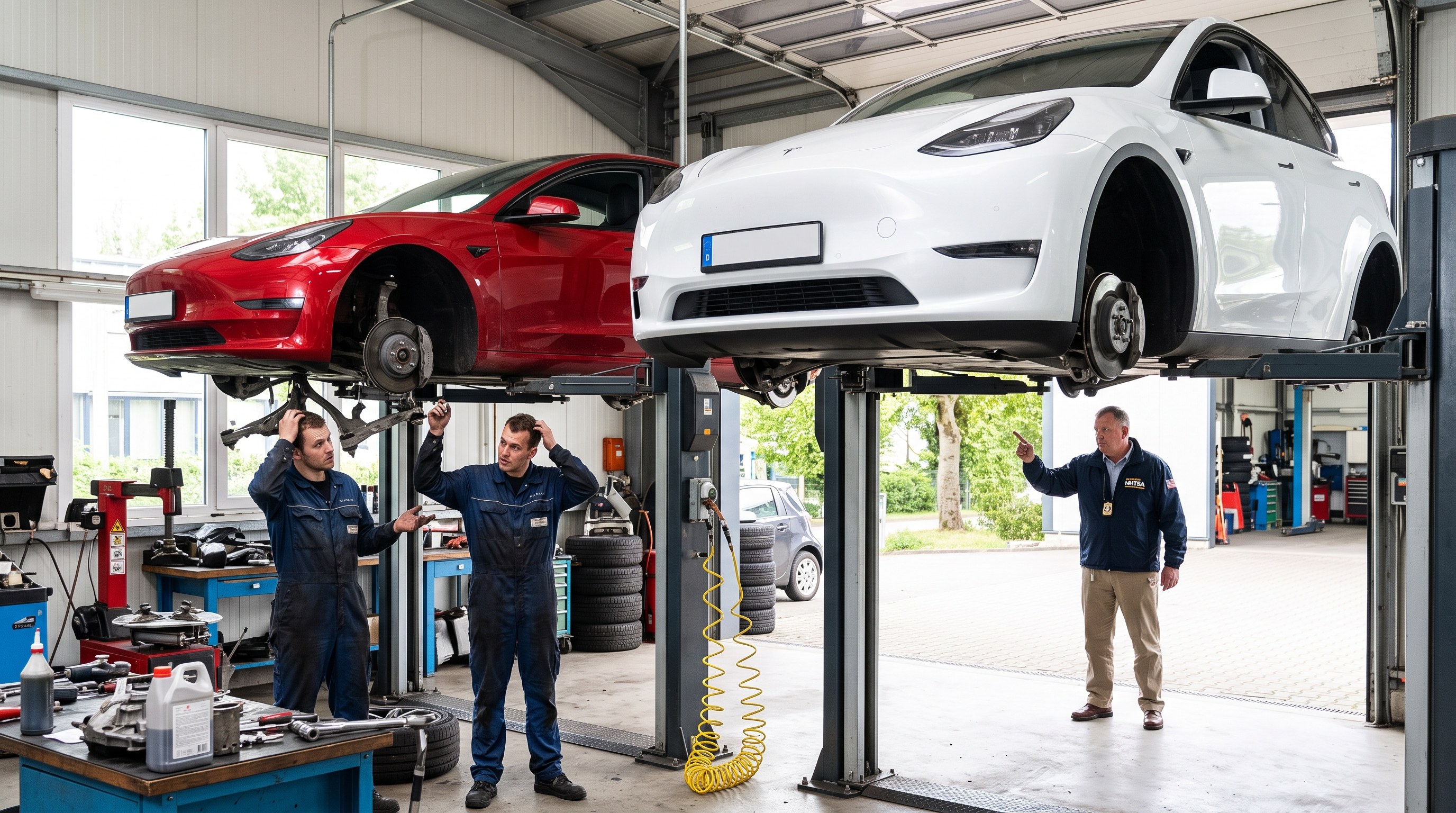 NHTSA untersucht 1,2 Millionen Teslas wegen brechender Aufhängung